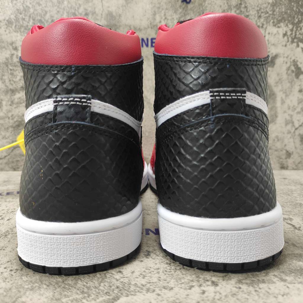 jordan 1 satin snake chicago on feet