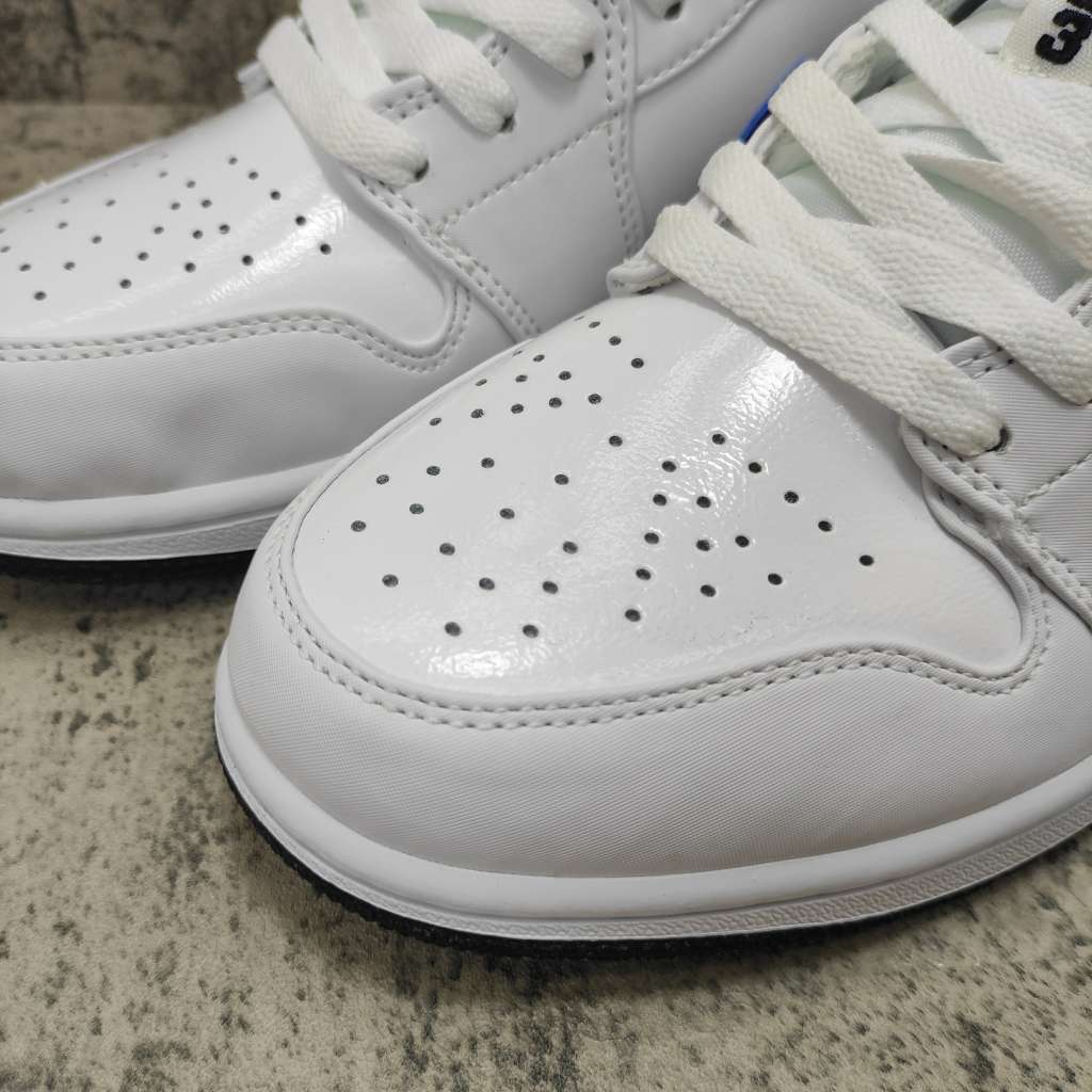 white jordans with multiple colors