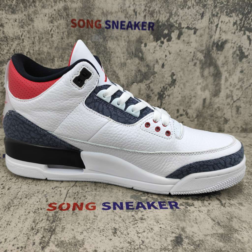 jordan 3 retro se unite fire red denim