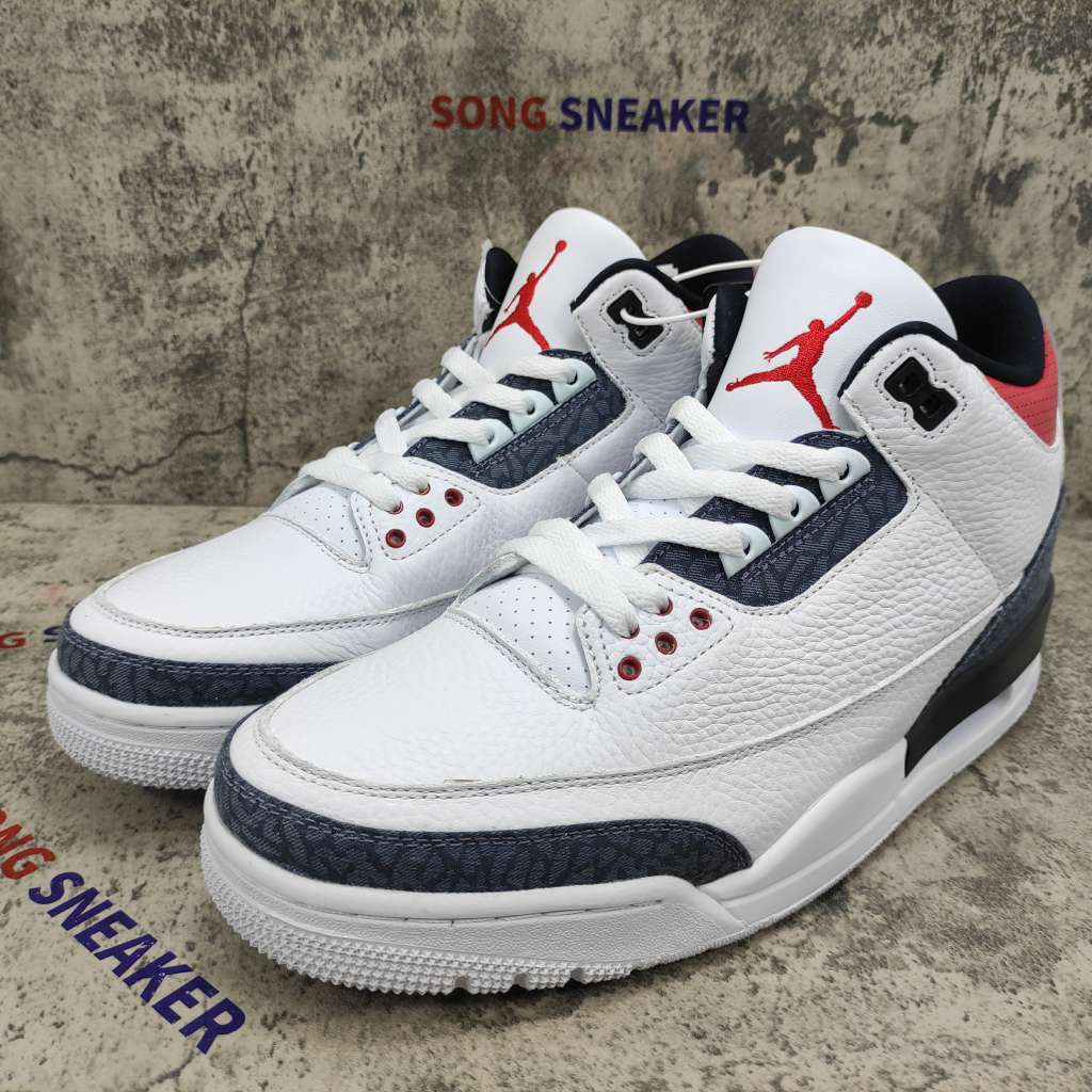 jordan 3 retro se unite fire red denim