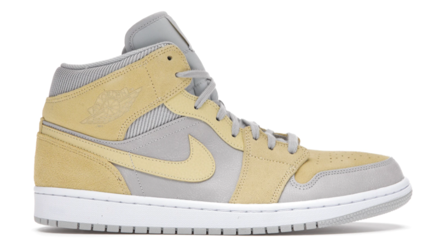 Air Jordan 1 Mid Mixed Textures Yellow