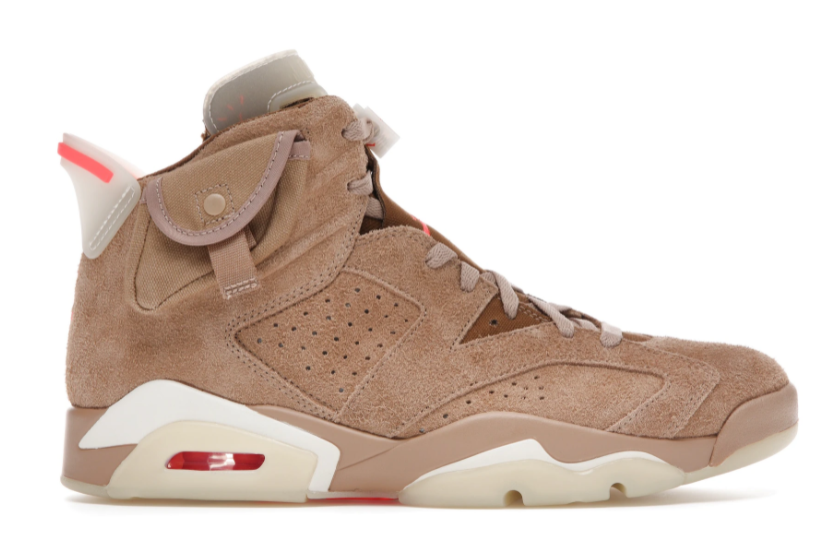 Travis Scott x Stockx Air Jordan 6 British Khaki DH0690-200