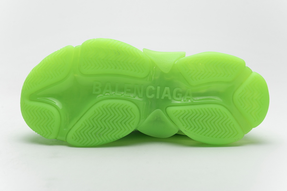 Balenciaga Triple S Fluorescent Green 544351 W09O1 3802