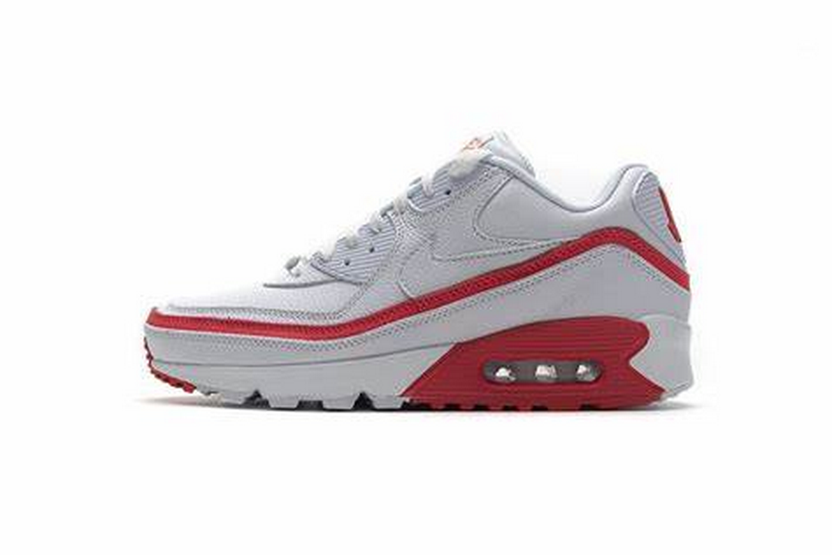 Nike Air Max 90 Undefeated White Solar Red