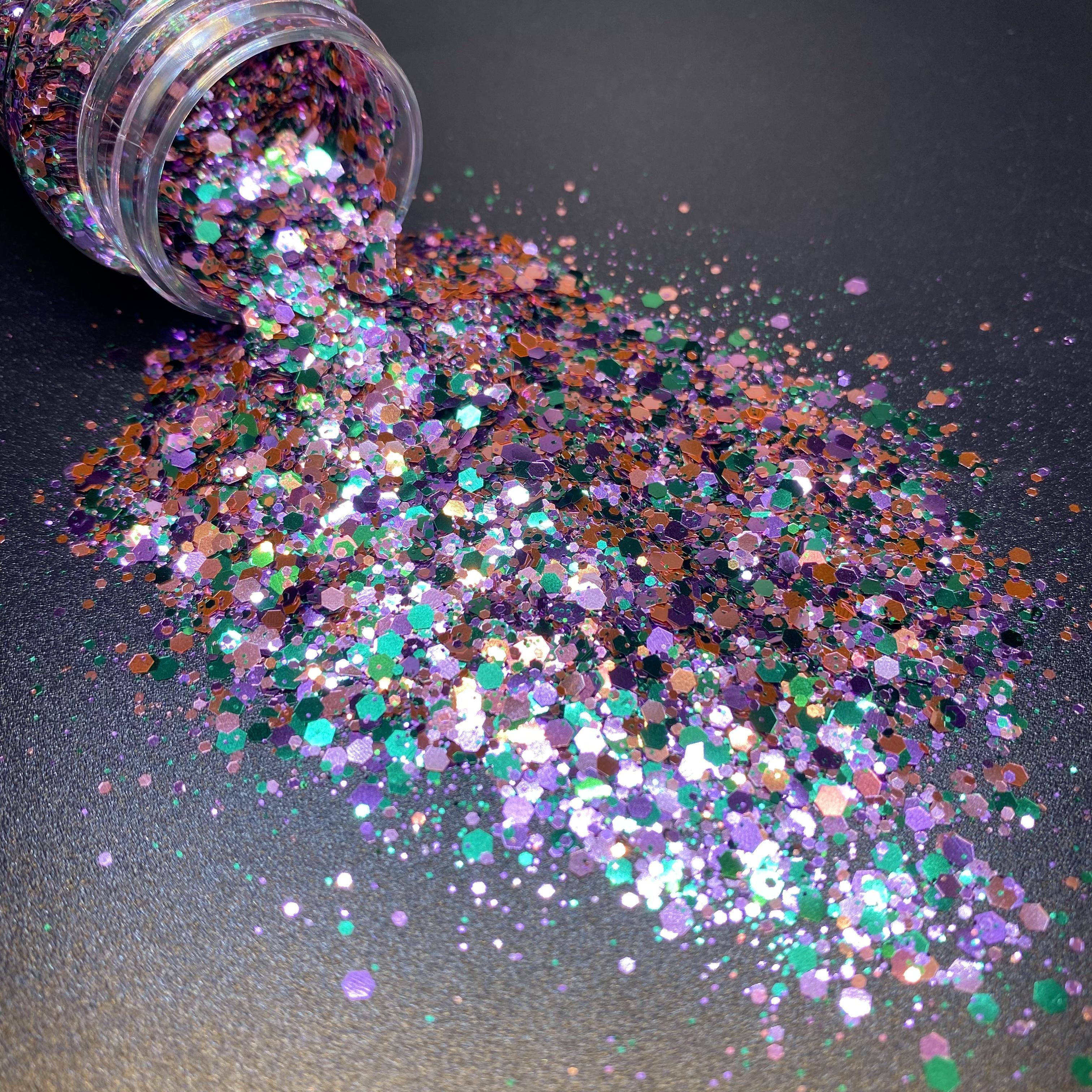 BTC28 Chunky Mixed 2oz Shakers Glitter Wholesale for Resin Makeup Nails