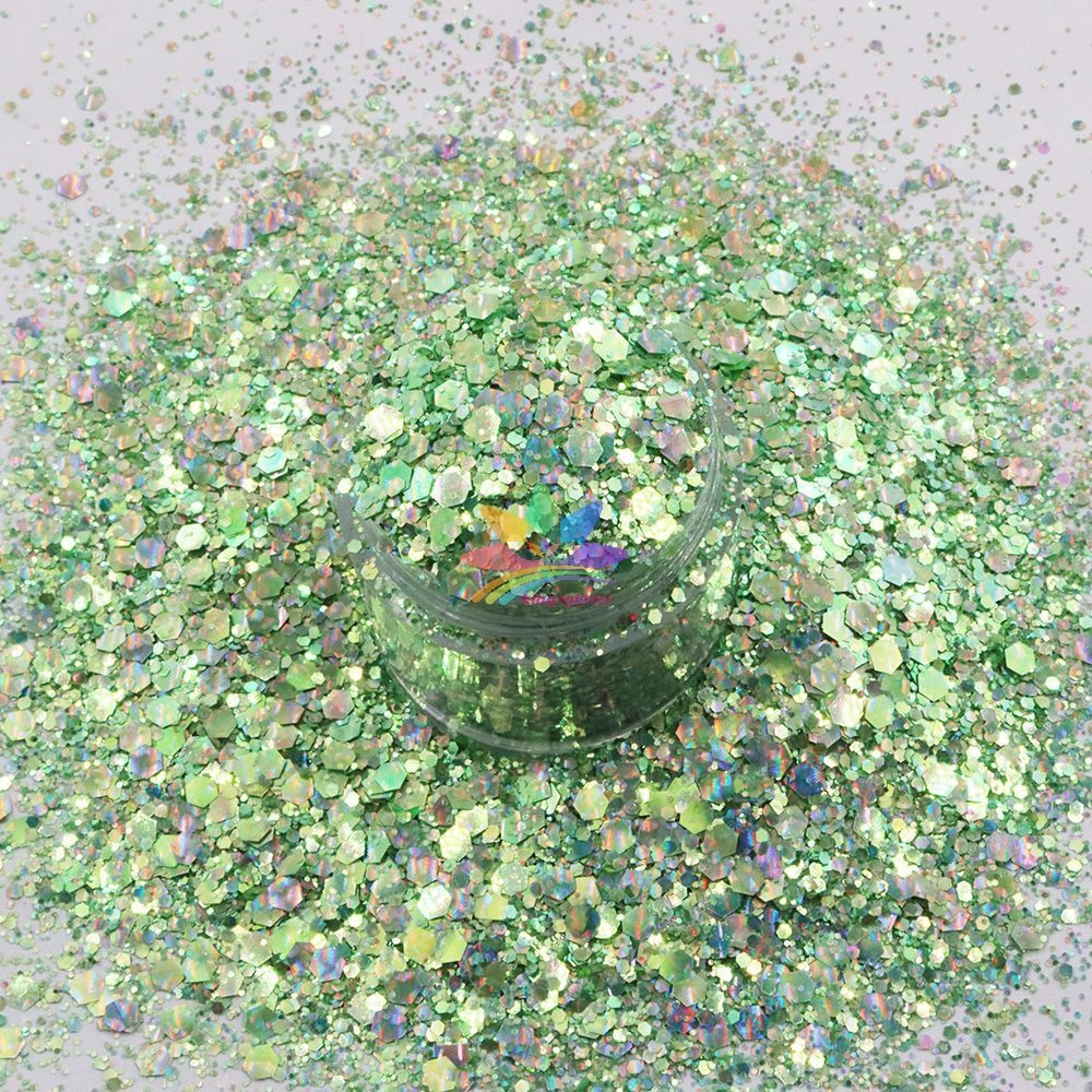 wholesale holographic chunky special shaped glitter