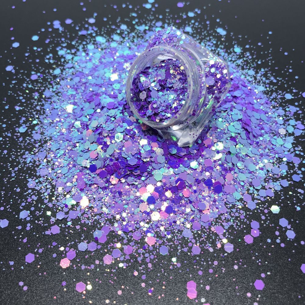 Purple Holiday Chunky Glitter - Purple Glitter – Seikiss