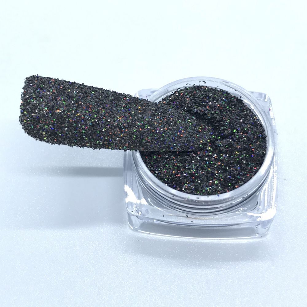 Back In Black :Fine Glitter Cosmetic Holographic (glitter sold by the pound)
