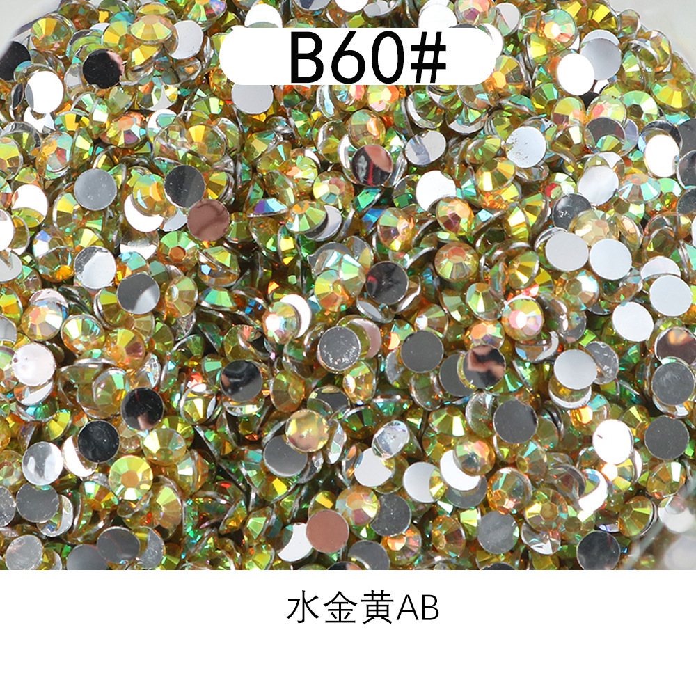 Crystal Ab Flat Back Rhinestones Wholesale Bulk Glass Beads