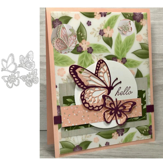 Butterfly Background Metal Die Cuts Net Butterfly Square Flower Cutting Dies Cut Stencils For Diy Invitation Card Scrapbooking Album Decorative Embossing Paper Dies Card Making Scrapbooking Die Cutting Embossing Atcre3 It