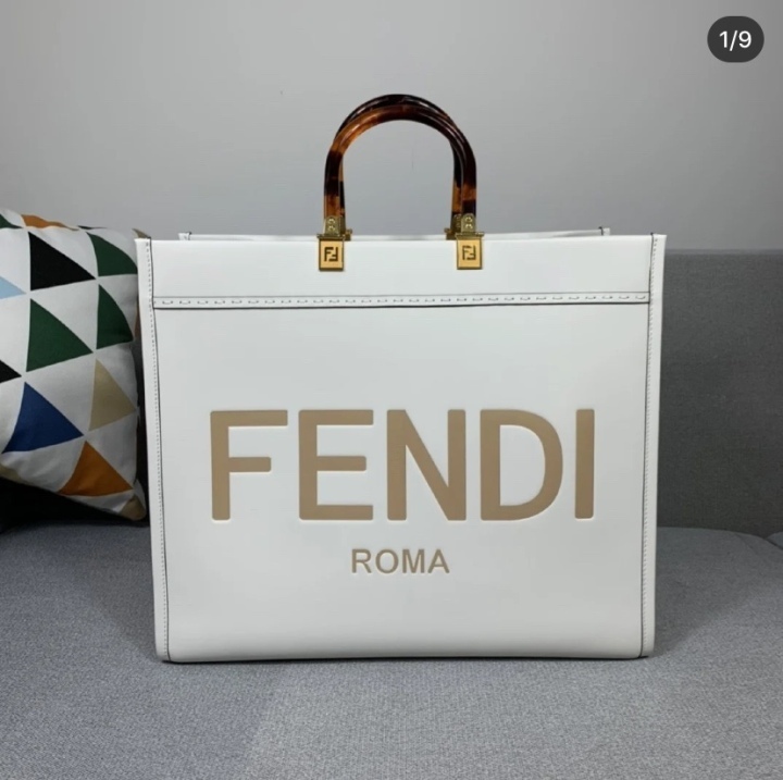 clear fendi tote