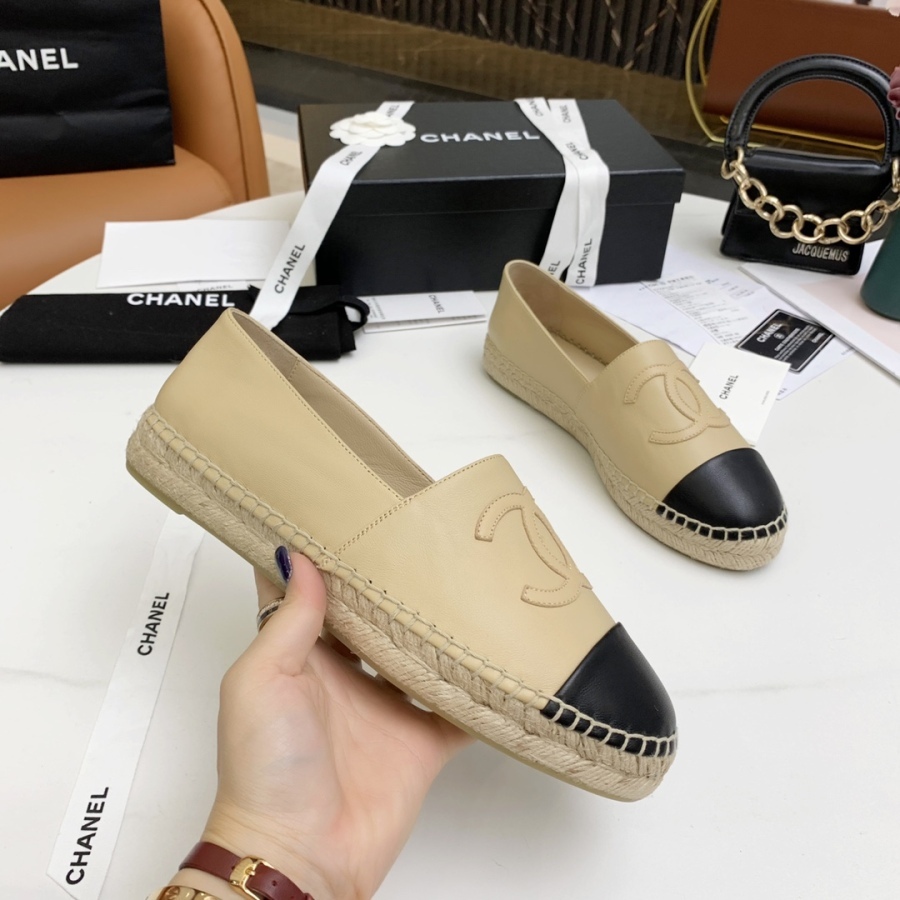 chanel espadrilles no serial number