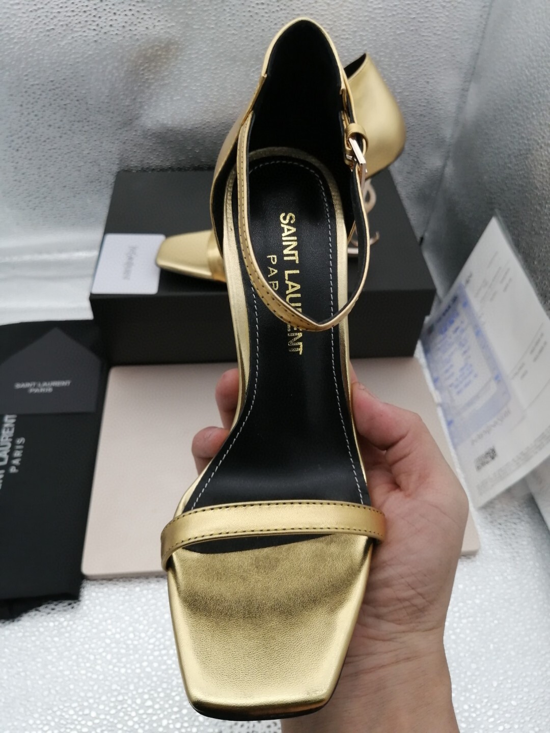 saint laurent cassandra heel