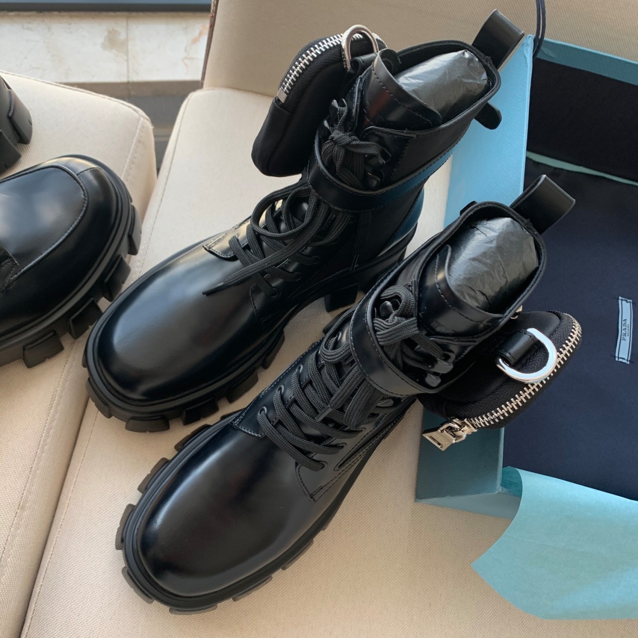 prada boots short