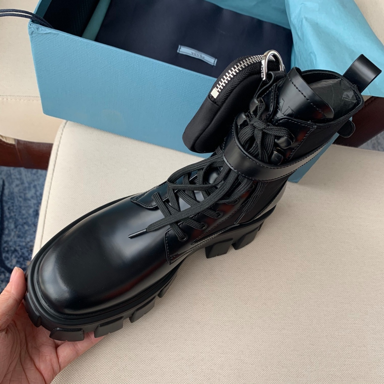 prada sneaker boots