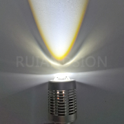 Ruiandsion 21W P36D Led Headlight Bulb Motorcycle Headlamp Scooter Speed Moped Motorbike 12V 24V 80V White 2400Lm 2pcs
