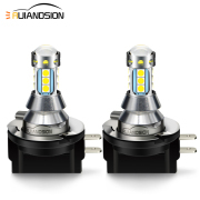 2pcs 10-30V H11B 3030 16 LED White Fog Light Front DRL Bulb for KIA Hyundai Ford