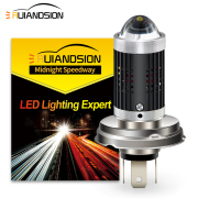Ruiandsion P45T LED Motorcycle Bulb Headlight Lamp 12V 24V 36V 80V 13.8W White Overseas Warehouse