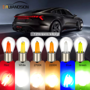 Ruiandsion NEW New BA15S P21W 1156 Filament LED Car White Bulb Backup Reverse Light 12V 24V 48V