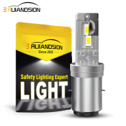 Ruiandsion BA21D BA20D LED Bulb Motorcycle Headlight Motorcycle bulb Motorcycle lamps Super Bright SMD 12V 24V 30V 60V White Yellow White Yellow 4000lm