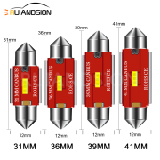 Ruiandsion Super Bright Festoon Canbus LED Auto Lamp 31mm 36mm 39mm 41mm