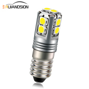 Ruiandsion E10-3030-10 Maglite Replacement Bulb LED Flashlight Motorcycle Headlight 6-40V White