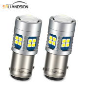 Ruiandsion 1157 Dual Beam Auto Light Bulb Socket 6V 12V 24V White Red Yellow