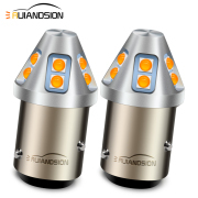 Ruiandsion BAZ15D Dual Beam Car Reverse Light Bulb 10-60V Yellow White Red