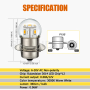 motorbike led headlight bulb