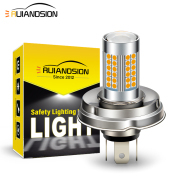Ruiandsion P45T Motorbike Headlight Bulb Replacement 10-30V Yellow