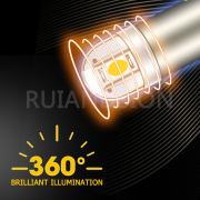 Ruiandsion BA9S Miniature LED Auto Instrument Signal Bulb 6V 12V 24V 110V 220V White Yellow