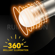 Ruiandsion BA9S T4W 12V 24V High Performance Automotive Sidelight LED Bulb 4300K 6000K