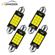 Ruiandsion Canbus C5W Festoon Number Plate Bulb Interior Dome Light 12V Nonpolar White 31mm 36mm 39mm 41mm 2W 4pcs