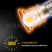 Ruiandsion p13 5s Maglite LED Flashlight Bulb Replacement 3V 4.5V 6V 12V 18V 24V White 10pcs