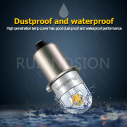 Ruiandsion p13 5s Maglite LED Flashlight Bulb Replacement 3V 4.5V 6V 12V 18V 24V White 10pcs