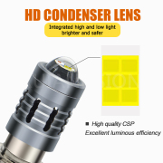 Ruiandsion Best Led Headlight Bulbs For Motorcycles 30W White 12V 24V Ruiandsion Motorcycle LED Light Bulb BA20D H4 H6M P15D-25-3 Ruiandsion,Motorcycle Light,LED Light