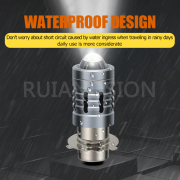 Ruiandsion Best Led Headlight Bulbs For Motorcycles 30W White 12V 24V Ruiandsion Motorcycle LED Light Bulb BA20D H4 H6M P15D-25-3 Ruiandsion,Motorcycle Light,LED Light