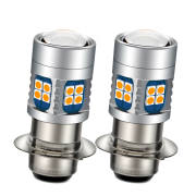 Ruiandsion P15D P15D-25-1 PX15D T19 H6M LED Motorbike Headlight Bulb Hi-Lo Beam Amber P15D P15D-25-1 PX15D T19 H6M LED Motorbike Headlight Bulb Hi-Lo Beam p15d led 12v,Motocycle Accessories,Motocycle Accessories,led motorbike headlight,moped front light,ATV front light bulb