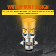 Ruiandsion P15D P15D-25-1 PX15D T19 H6M LED Motorbike Headlight Bulb Hi-Lo Beam Amber P15D P15D-25-1 PX15D T19 H6M LED Motorbike Headlight Bulb Hi-Lo Beam p15d led 12v,Motocycle Accessories,Motocycle Accessories,led motorbike headlight,moped front light,ATV front light bulb