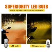 Ruiandsion P15D P15D-25-1 PX15D T19 H6M LED Motorbike Headlight Bulb Hi-Lo Beam Amber P15D P15D-25-1 PX15D T19 H6M LED Motorbike Headlight Bulb Hi-Lo Beam p15d led 12v,Motocycle Accessories,Motocycle Accessories,led motorbike headlight,moped front light,ATV front light bulb
