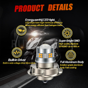 China supplier P26S Universal Motorcycle LED Headlight Bulb 6V 12V 24V Ruiandsion,universal motorcycle led,motorcycle led headlight,led headlight bulb 6v,daytime running light,moped light,motorcycle headlight bulb