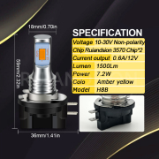 Ruiandsion H8B H9B H11B Car LED Headlight Canbus for Kia Ruiandsion H8B H9B H11B Car LED Headlight Canbus for Kia Ruiandsion,Amber LED turn signal H8B H9B H11B,12V 24V LED automotive lamp bulk supply,led headlight fog bulb,h11b led headlight,fog bulb for Kia
