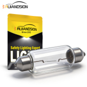 Ruiandsion 10pcs 44mm Dome Trunk Courtesy Light 6V Nonpolar 15W Warm White 2700-3000K Ruiandsion 10pcs 44mm Dome Trunk Courtesy Light 6V Nonpolar 15W Warm White 2700-3000K Cabin Lighting,festoon light,halogen bulb,Vanity Mirror Light,RV light,44mm light,Ruiandsion,factory direct sell