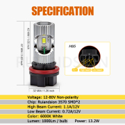 PH11 HS5 Motorcycle LED Upgrade 12-80V High Low Beam 13W 1000LM Ruiandsion PH11 LED Motorcycle Headlight Motorcycle Taillight 12V 24V 36V 80V 10.8W White Motorcycle parts supplier Europe,B2B automotive lighting,Electric motorcycle LED accessories,Energy saving LED for motorcycle,Aftermarket motorcycle lighting wholesale,Brightest HS5 LED for night riding