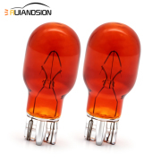 10pcs Ruiandsion Heavy-Duty Trucks 24V 18W T15 Amber Yellow Halogen Bulbs Ruiandsion,T15Bulb,AmberMarkerLight,24VTruckLights,TrailerLighting,NonPolarity,HeavyDutyLED,CommercialVehicleParts,T15Wedge,StockReady,WholesaleAutoLights