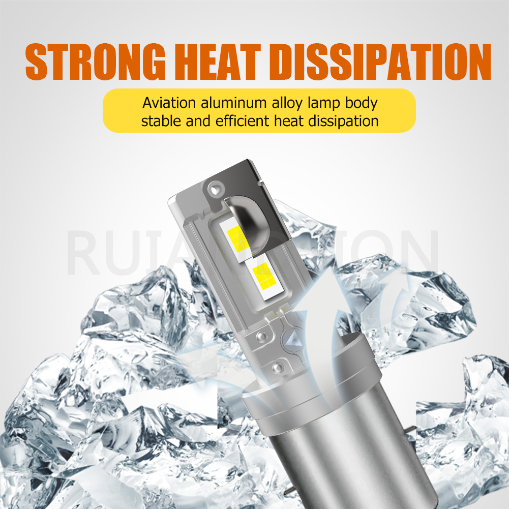 Ruiandsion BA21D BA20D LED Bulb Motorcycle Headlight Motorcycle bulb Motorcycle lamps Super Bright SMD 12V 24V 30V 60V White Yellow White Yellow 4000lm