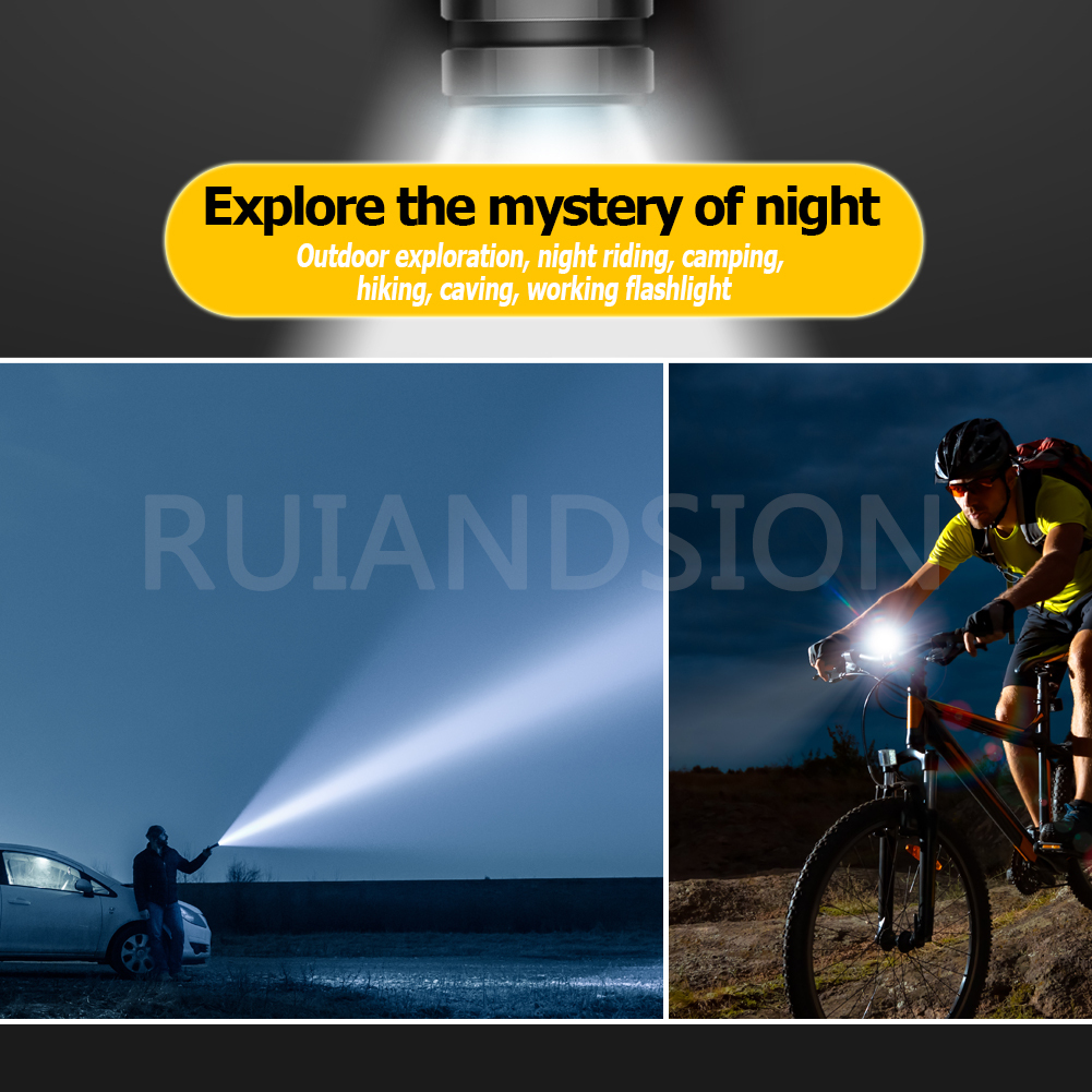 Ruiandsion E10 Best Work Flashlight Bike  Bulb Rustic Lamps 6V 12V 24V White  