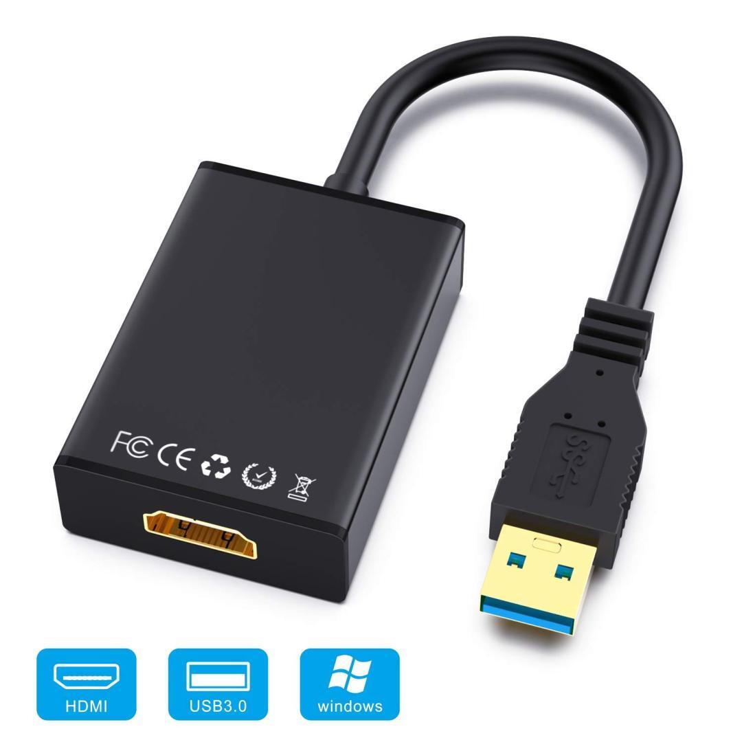 USB to HDMI Adapter,ABLEWE USB 3.0/2.0 to HDMI 1080P Video Graphics