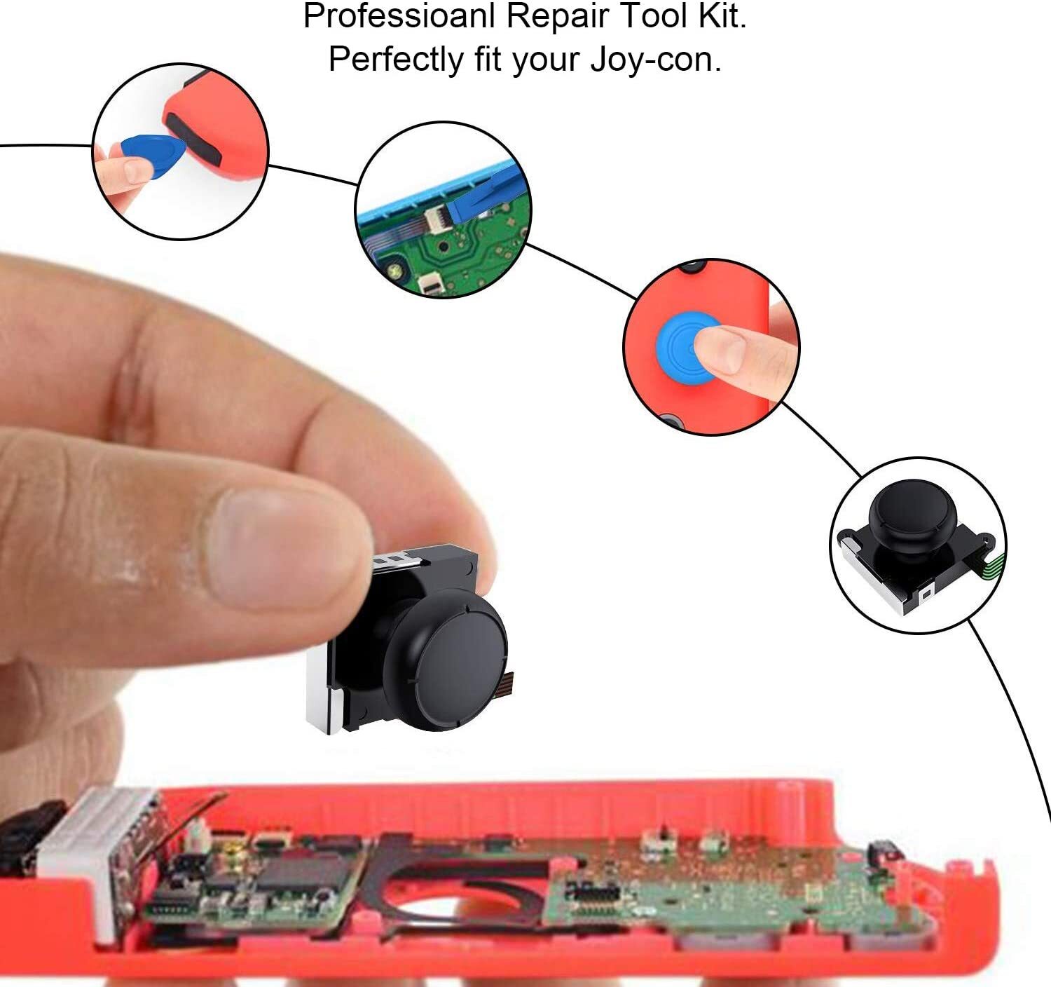 Achetez Pour Nintendo Switch Controller 21 in 1 Joycon Joystick  Remplacement Controller Toal Repair Tool Kit DIY de Chine