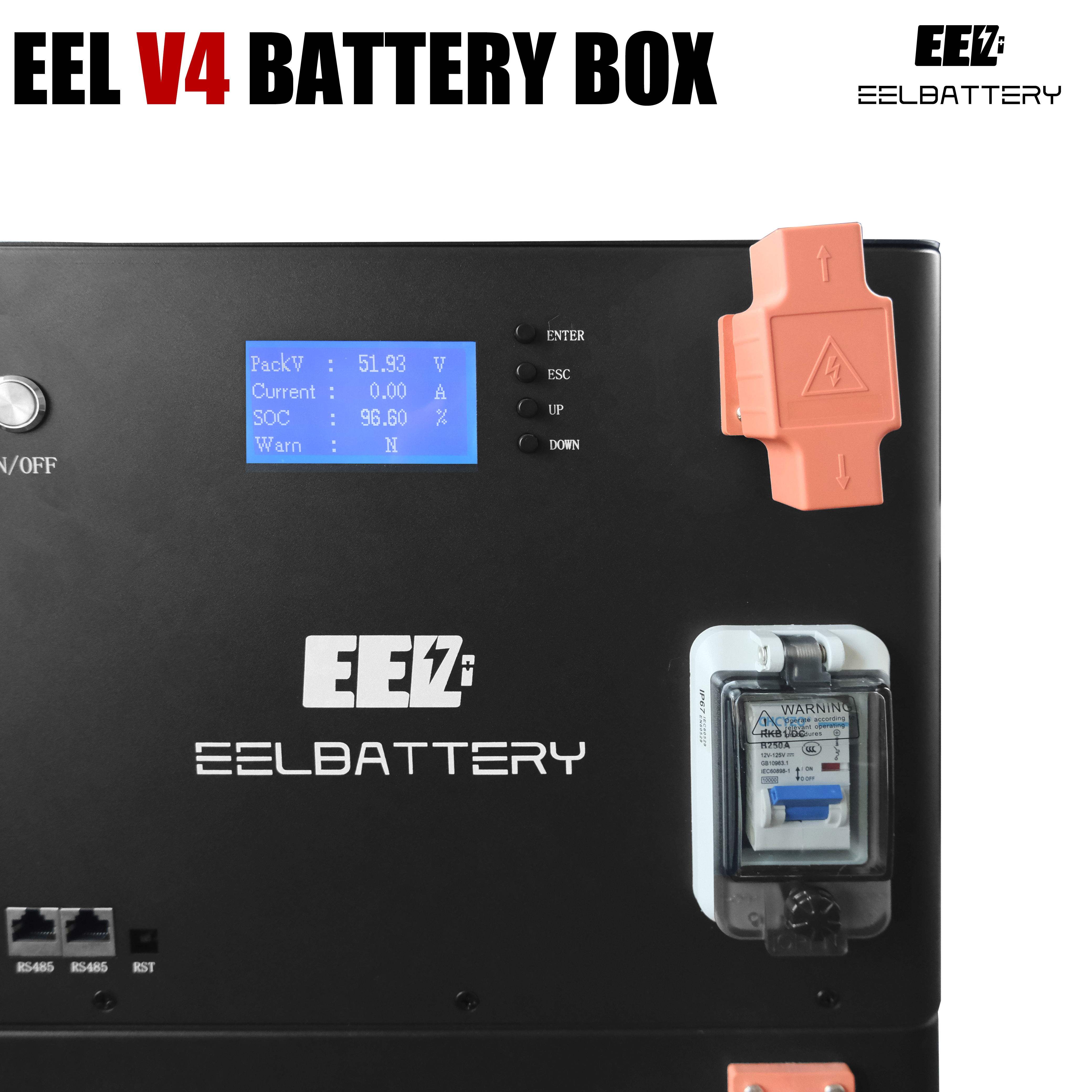 EEL 48V 16S Server Rack DIY BOX Built-in Smart BMS stackable type(suit ...